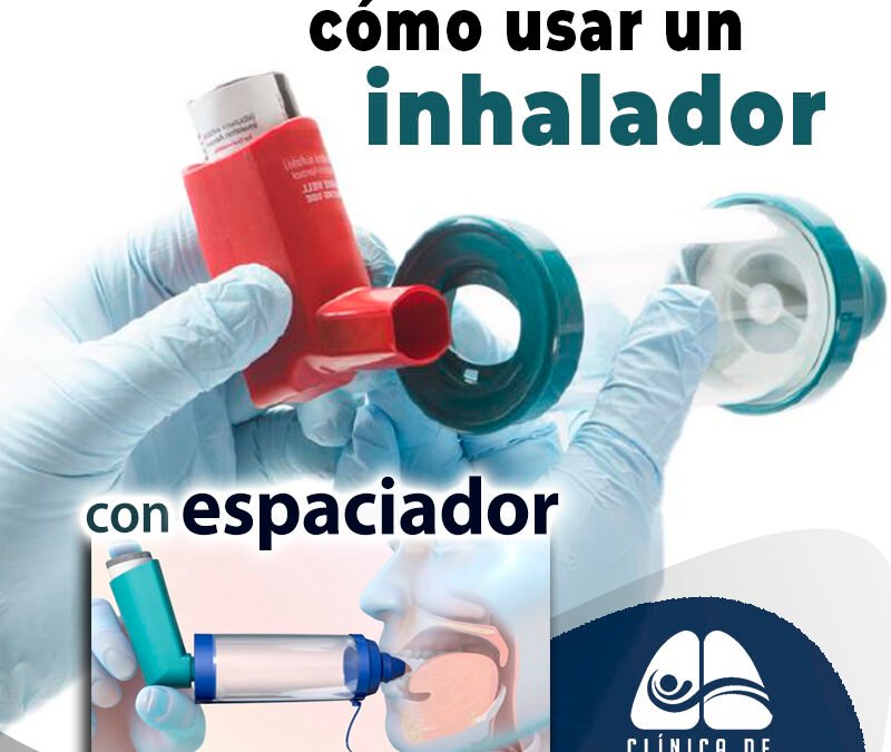 Cómo usar un inhalador con espaciador