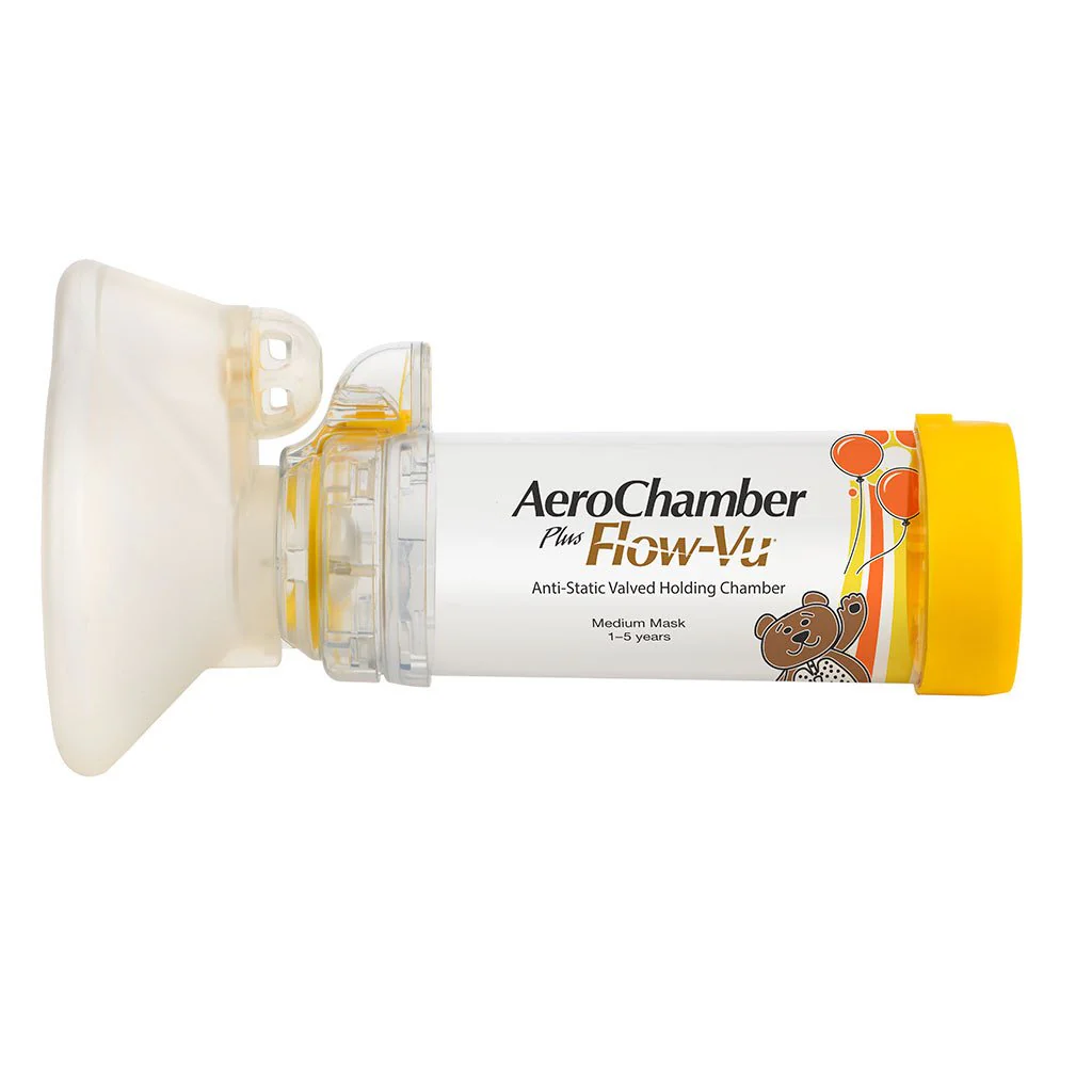 AeroChamber Plus Flow-Vu Niño Medium-Mask 1 a 5 años
